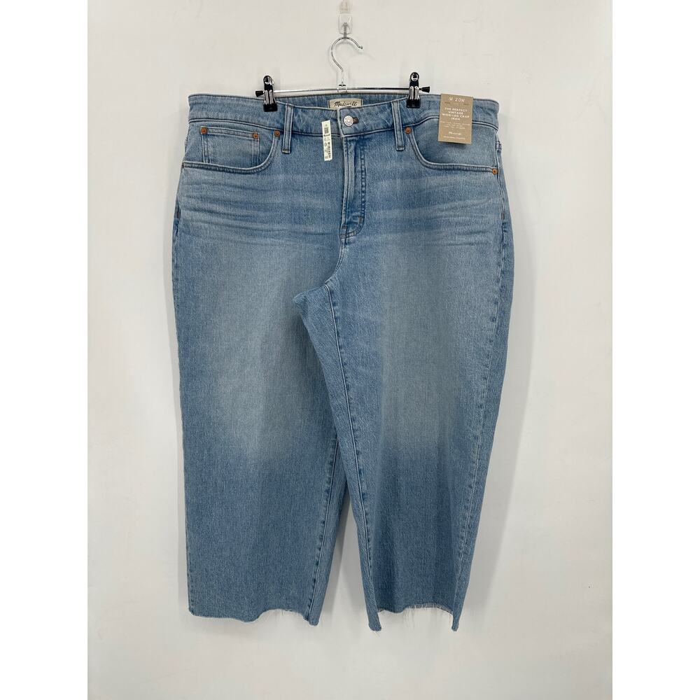 Madewell The Perfect Vintage Wide-Leg Crop Jean Size 20W NWT - Picture 4 of 9